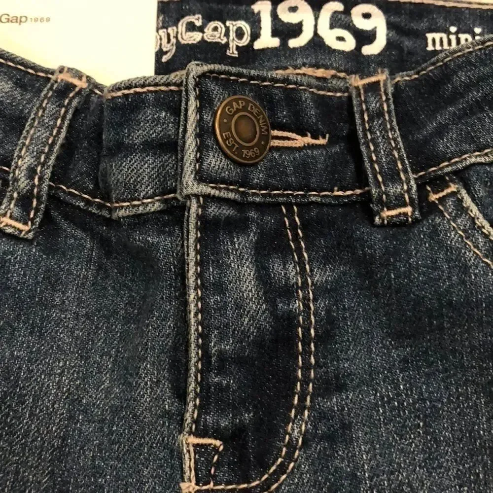 Gap Mini Skinny Adjustable Waist Stretch Jeans